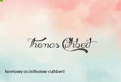 Thomas Cuthbert