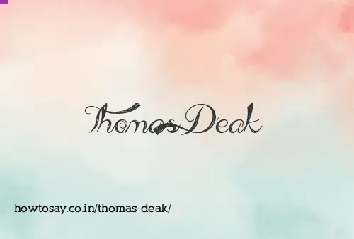 Thomas Deak