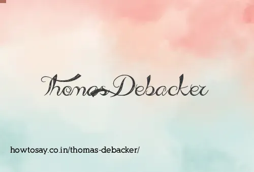Thomas Debacker