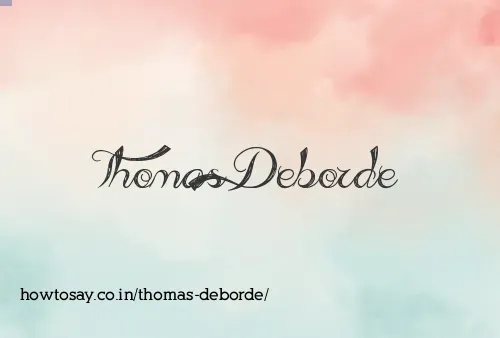 Thomas Deborde