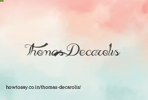 Thomas Decarolis