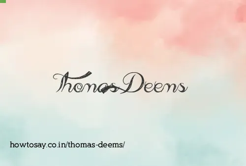 Thomas Deems