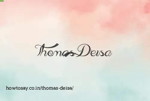Thomas Deisa