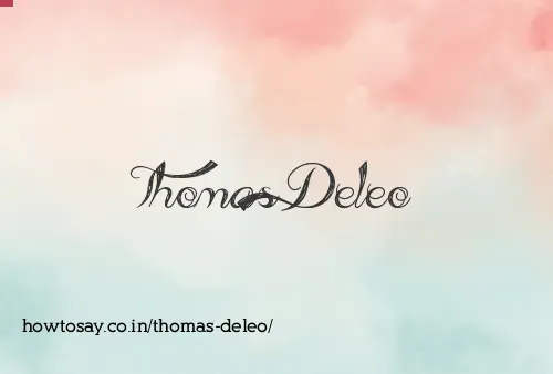 Thomas Deleo