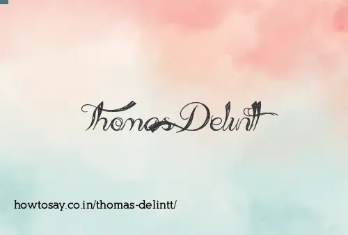 Thomas Delintt
