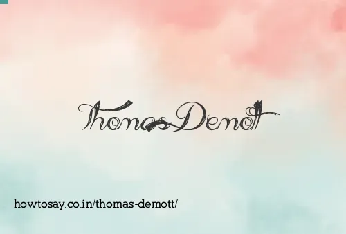 Thomas Demott