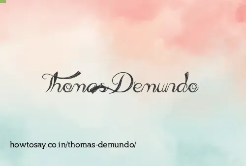 Thomas Demundo