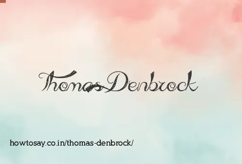 Thomas Denbrock