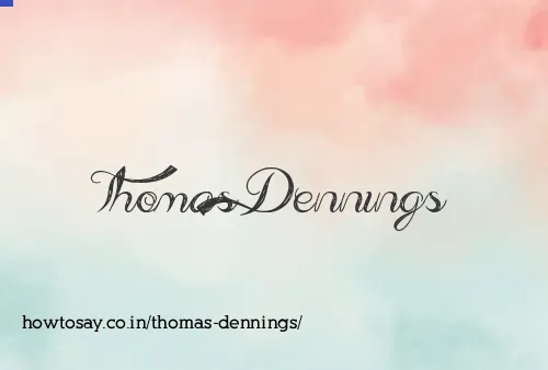 Thomas Dennings