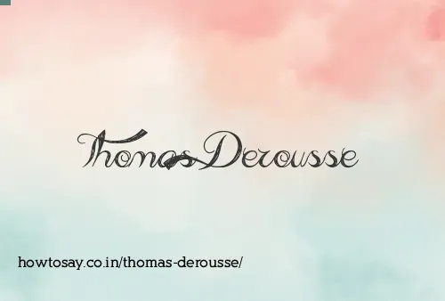 Thomas Derousse