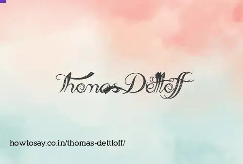 Thomas Dettloff
