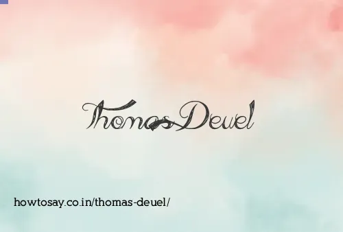 Thomas Deuel