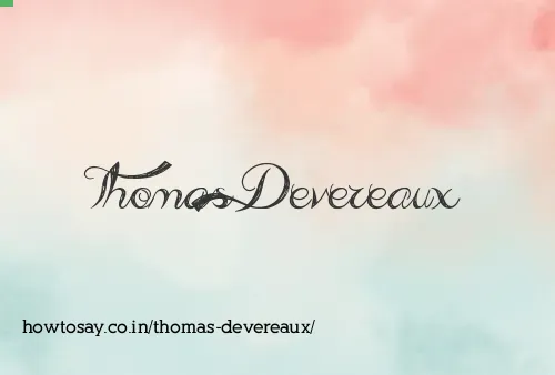 Thomas Devereaux