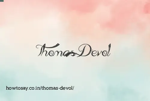 Thomas Devol