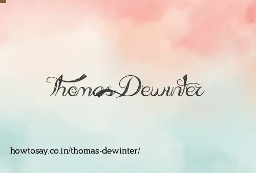 Thomas Dewinter
