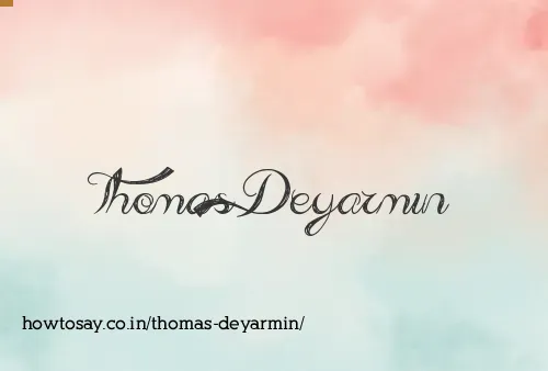 Thomas Deyarmin