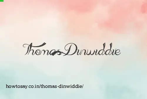 Thomas Dinwiddie