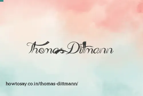 Thomas Dittmann
