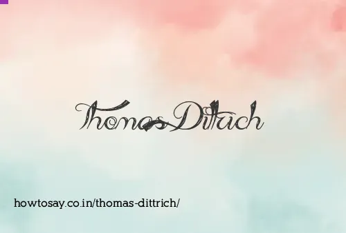 Thomas Dittrich