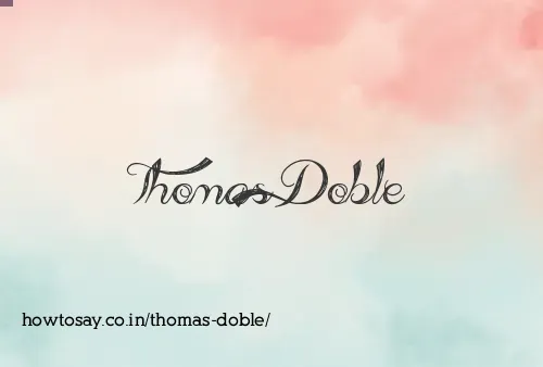 Thomas Doble