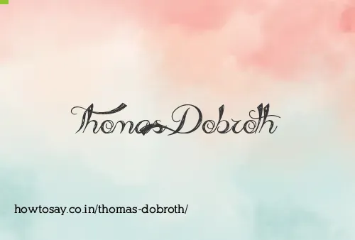 Thomas Dobroth