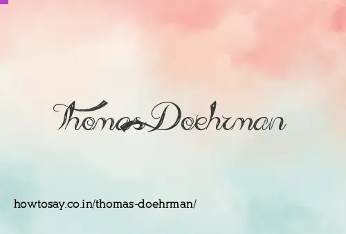 Thomas Doehrman