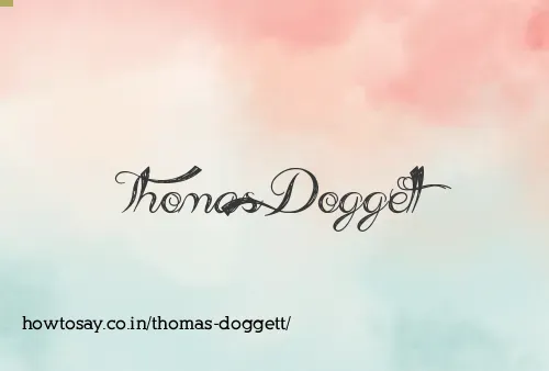 Thomas Doggett