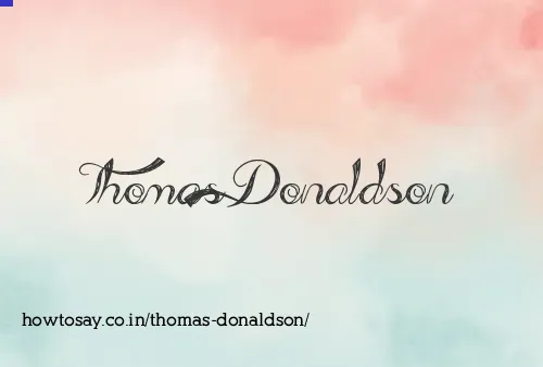 Thomas Donaldson