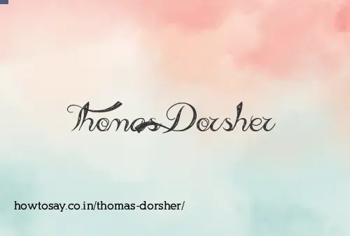 Thomas Dorsher