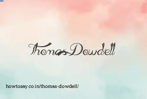Thomas Dowdell