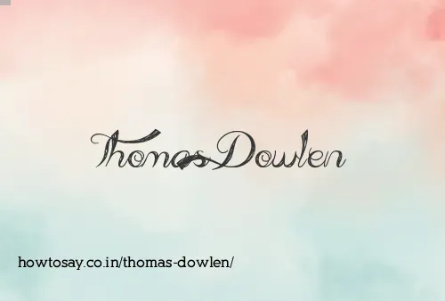 Thomas Dowlen