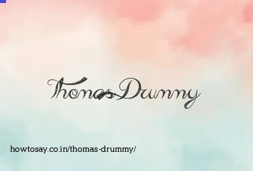 Thomas Drummy