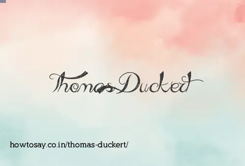 Thomas Duckert