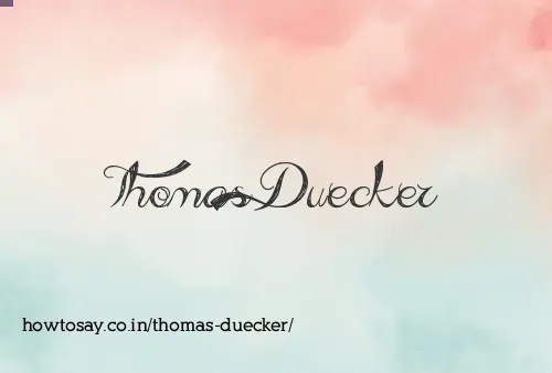 Thomas Duecker