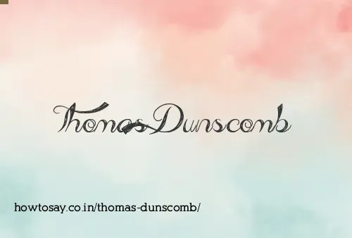 Thomas Dunscomb