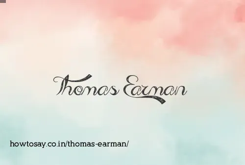 Thomas Earman