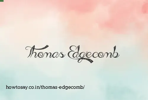 Thomas Edgecomb