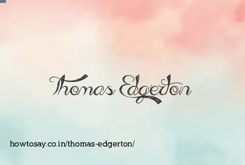 Thomas Edgerton