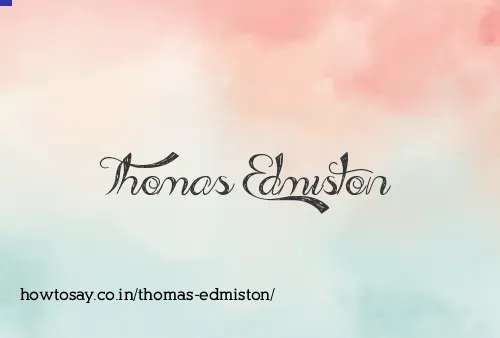 Thomas Edmiston