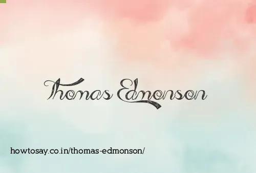 Thomas Edmonson