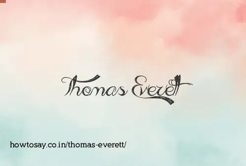 Thomas Everett
