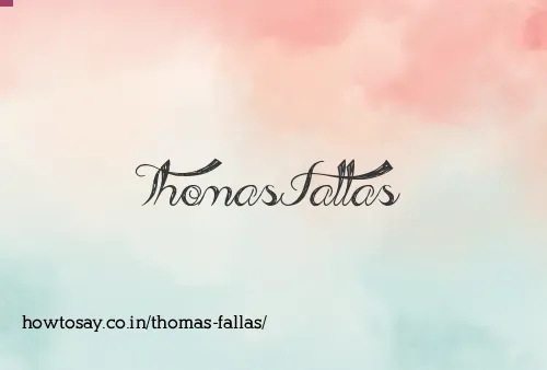 Thomas Fallas