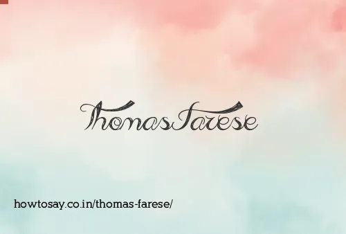 Thomas Farese