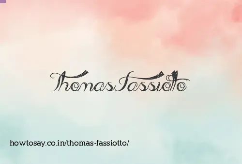 Thomas Fassiotto