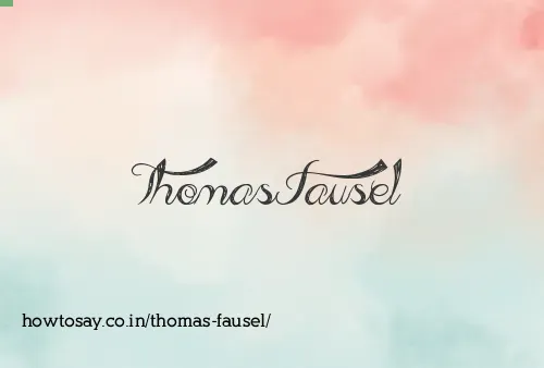 Thomas Fausel