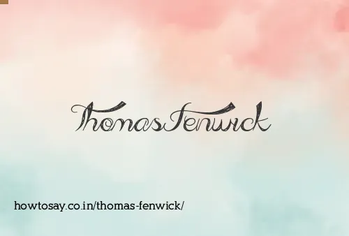 Thomas Fenwick