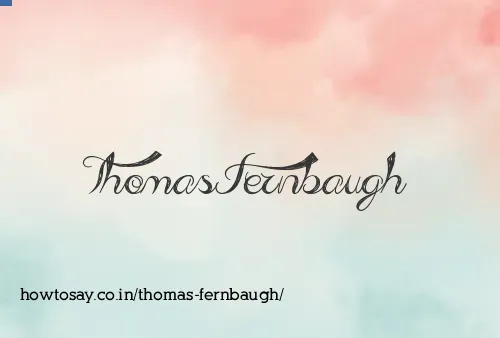 Thomas Fernbaugh