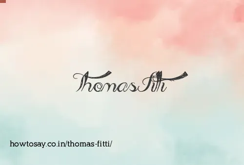 Thomas Fitti