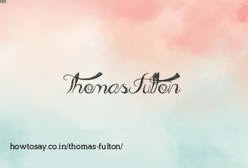Thomas Fulton