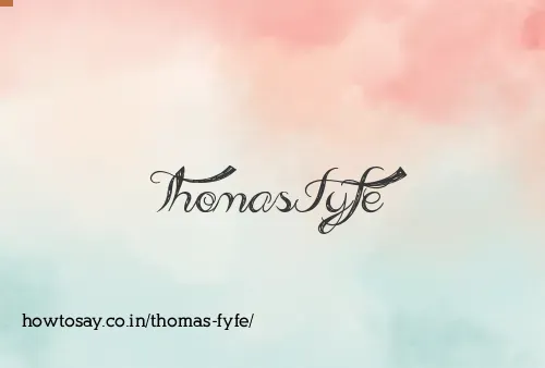 Thomas Fyfe